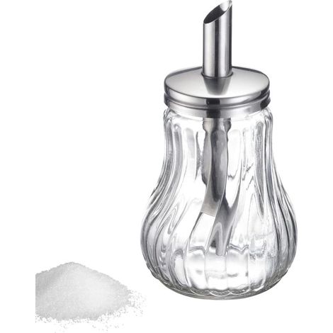 Westmark Sucrier, Capacité env. 250 ml, Verre/Acier Inoxydable, Berlin, 65342260 (1/5)