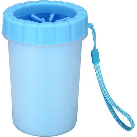 Seau de nettoyage de griffes de chien pour laver les griffes de chien, enlever la saleté et la boue des griffes de chien (bleu) (1/2)