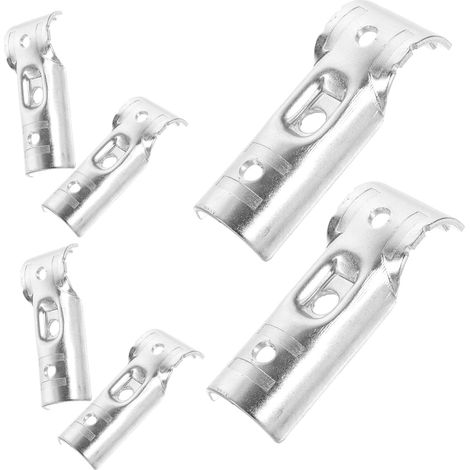 de 6 colliers de serrage en acier pour tubes en T