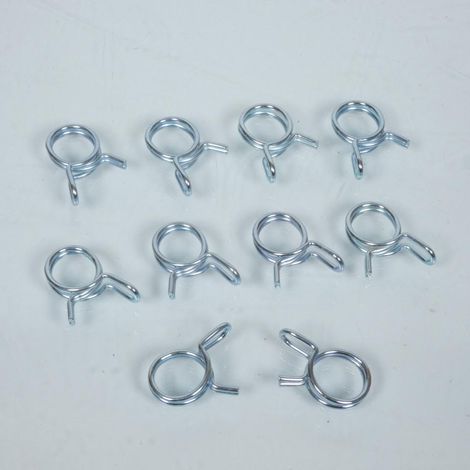 10 Schlauchklemmen Ø12mm Ø13mm für Motorrad Auto Roller neu (1/3)