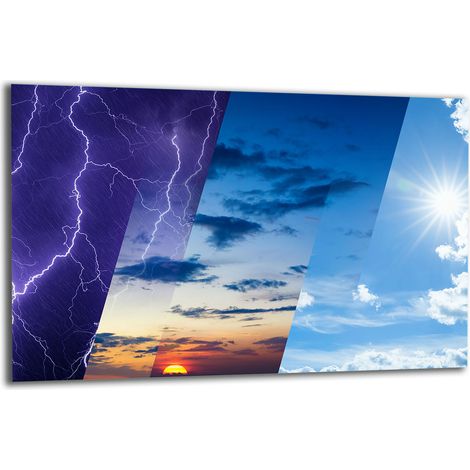 PLAQUE DE PROTECTION EN VERRE POUR CUISINIÈRE 80x52 TEMPÉRATURE (1/5)