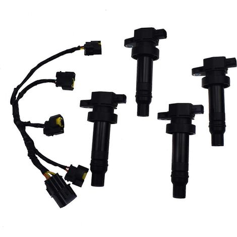 Bobines d'allumage et connecteur de faisceau de câbles 273502B000 pour KIA Soul 2010-2011 27301-2B010 (1/5)