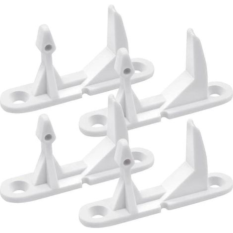 Pièce de rechange pour porte de lave-linge 131763310 - Compatible avec les lave-linge - Remplace 131763300 AP3580441 - Lot de 4 (1/5)