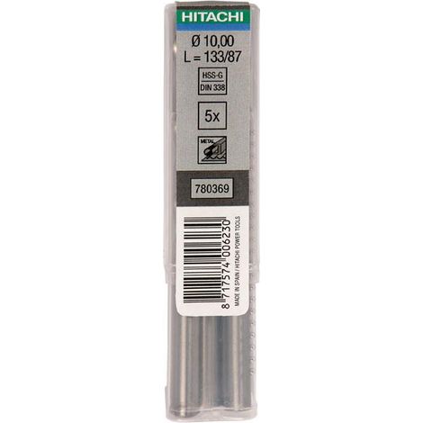 Foret à métaux HSS-G DIN 338 Ø8,2 mm x 5 HIKOKI 780347