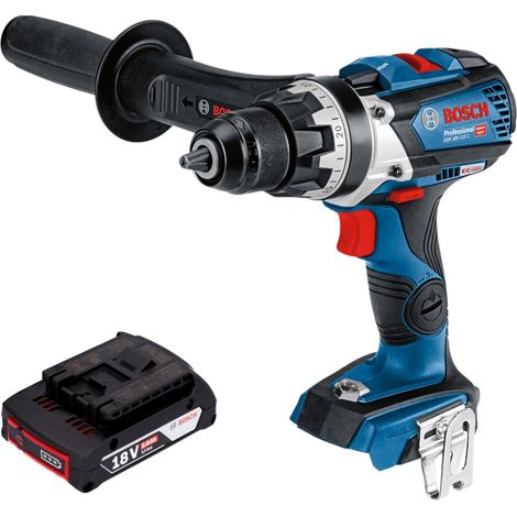 Bosch GSR 18V-110 C Professional Perceuse-visseuse sans fil 18 V 110 Nm Brushless + 1x batterie 2,0 Ah - sans chargeur