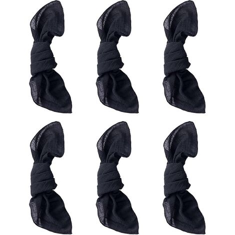 Lot de 10 serviettes de table blanches résistantes pour mariage, à utiliser en cuisine (1/5)