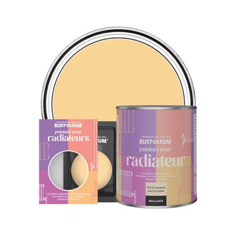 Rust-Oleum Peinture pour radiateurs brillante - Moutarde (1/3)