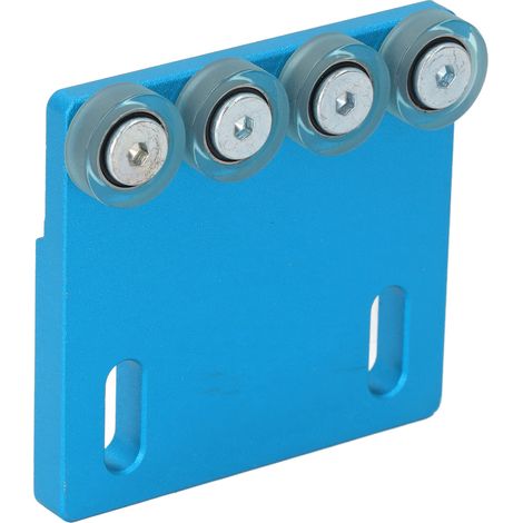 Roue auxiliaire pour plaqueuse de chants, roue de guidage d'alimentation à plaque étroite, accessoires pour plaqueuse de chants, 4 rouleaux de 8,8 cm (1/5)