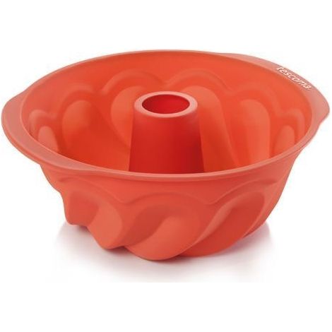 Tescoma 629412 Delicia SiliconPrime Stampo Ciambella Alto ∅ 24 cm, Rosso (1/4)