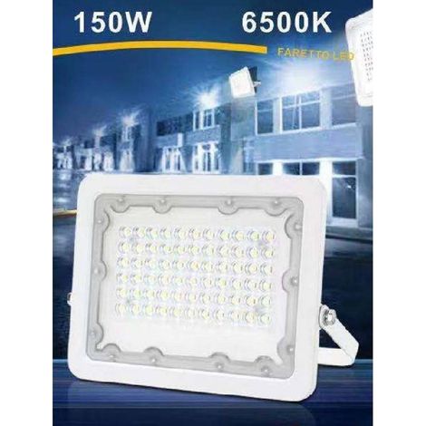 Faro Led 150 Watt Proiettore Esterno Ip65 Bianco Luce 6500k 4000k 3000k Fs150w-b