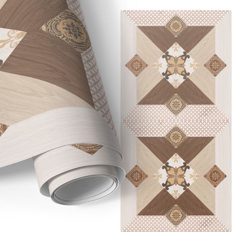 Möbel - Klebefolie - Möbelfolie - abwaschbare und selbstklebende Deko-Folie für Küche - Schrank -Tisch & Fensterbank - Rustikale Eleganz 50x100 cm