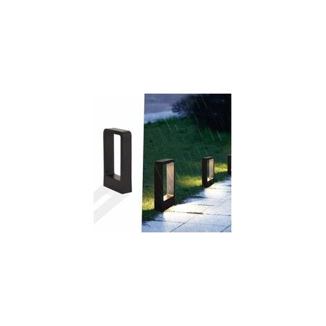 Borne lumineuse LED 7W IP65 – Aluminium moulé – Lumière chaude 3000k – Éclairage extérieur pour jardins et allées – Installation rapide (1/5)