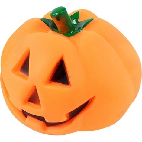Dog Halloween Squeaky Toys Halloween Pumpkin Sounding Dog Toy (1/5)