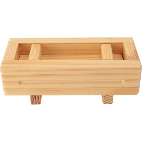 Moule de presse à Sushi rectangulaire en bois, outil de fabrication de rouleaux de riz pour la cuisine à domicile et le Restaurant (1/5)