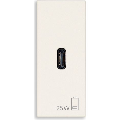 VIMAR - 30292.C25B Alimentatore USB C PD 25W bianco