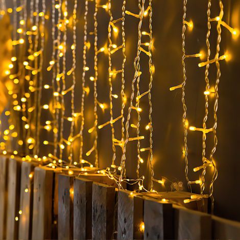 Wolketon Guirnalda luminosa LED 10m 100 LEDs Decoración Navideña – 8 Modos de Iluminación para Decoración de Jardín Blanco Cálido (1/5)