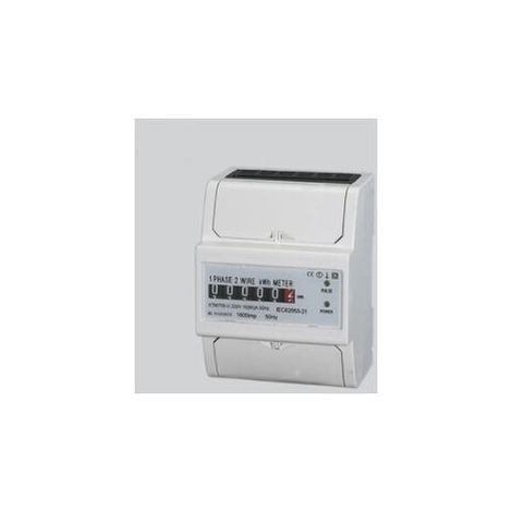 Compteur d'énergie électrique monophasé numérique multifonctionnel 220 V, compteur sur rail DIN (10(40) A)-AquaForge (1/3)