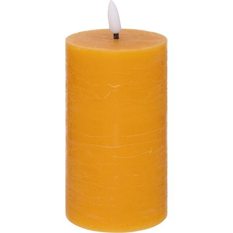 Candela led rotonda molia 7x15cm giallo - Atmosphera créateur d'intérieur (1/2)