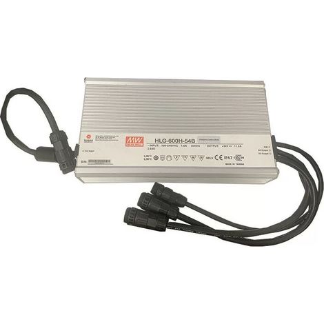 Meanwell HLG-600H-54B Alimentation à découpage LED 604,8W 54V 11,2A