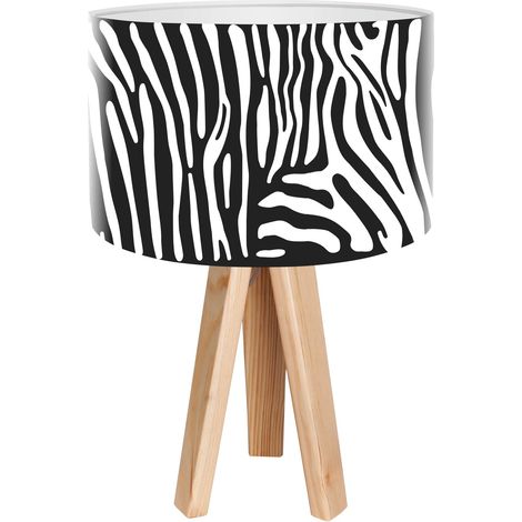 Lampe de chevet stamps foto-292 - Bois clair, blanc (1/3)