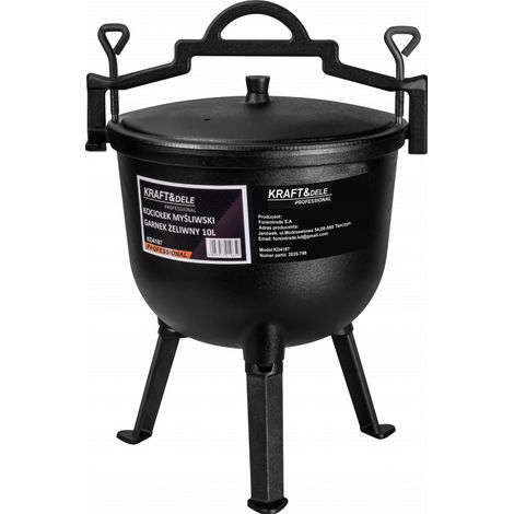 BOLLITORE DA CACCIA/PENTOLA IN GHISA 10L KD4187 (1/5)