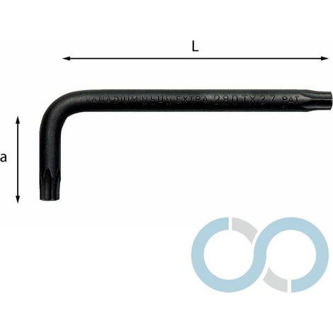 USAG 280 STX/T40 CHIAVE MASCHIO TORX
