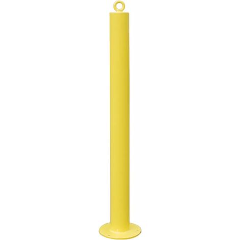 Potelet fixe à boulonner 900F-76-Y JAUNE avec oeillet (1/5)