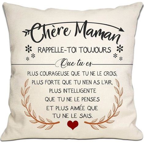 Housse De Coussin - Thème Émotions - Lin 45 X 45 Cm - Fermeture Éclair Invisible - 1 Pièce (1/5)