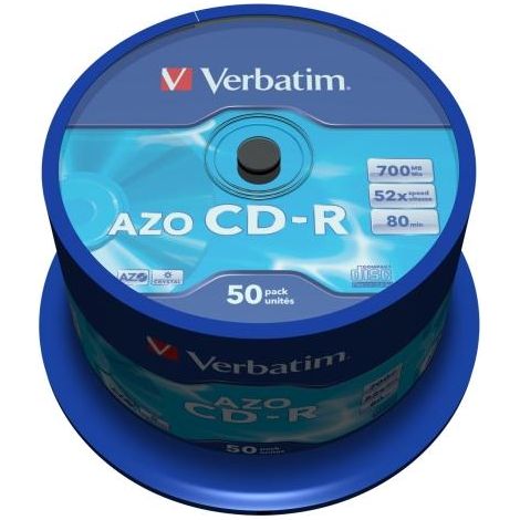 CD-R Verbatim 700MB AZO (Cake 50) (1/2)