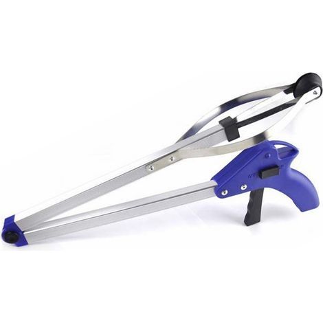 Pince de préhension longue et pliable de 81 cm, outil portable pour ramasser les déchets et les pièces de monnaie (1/5)