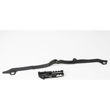 Kit de guías y deslizadores UFO para Honda CRF 250R 2010-2013, CRF 450R 2009-2012, plástico negro.