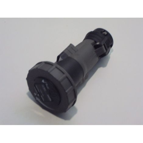 Prise mobile 2P+T 16A 250V femelle plastique noir 6H étanche IP67 HYPRA LEGRAND 053937