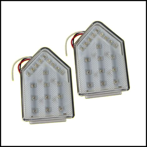 Fari fanali posteriori 12v a led universali autocarro roulotte rimorchio