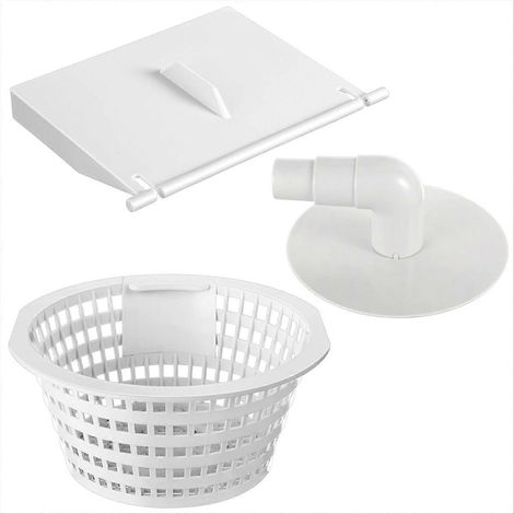 Skimmer de rechange compatible avec 8926 Weir Door Flap et 8928 Pool Skimmer Basket 8929 Pool Skimmer Skim aspirateur plaque (1/5)