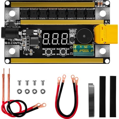 Saldatrice a punti miniaturizzata con 99 livelli di potenza regolabili, compatibile con batterie al piombo, batterie per auto e lamiere di nichel da 0,1-0,2 mm.