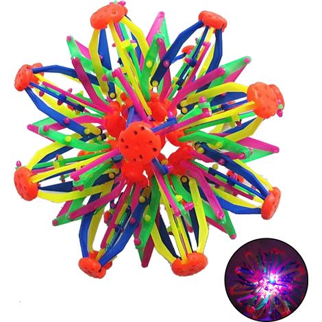 1 télescopique, balle extensible, jouet anti-stress, accessoire respiration, pour adultes et enfants (1/5)