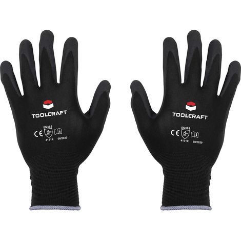 TOOLCRAFT TO-5621481 Polyamid, Nitril Arbeitshandschuh Größe (Handschuhe): 7 EN 388 CAT II 1 Paar (1/2)