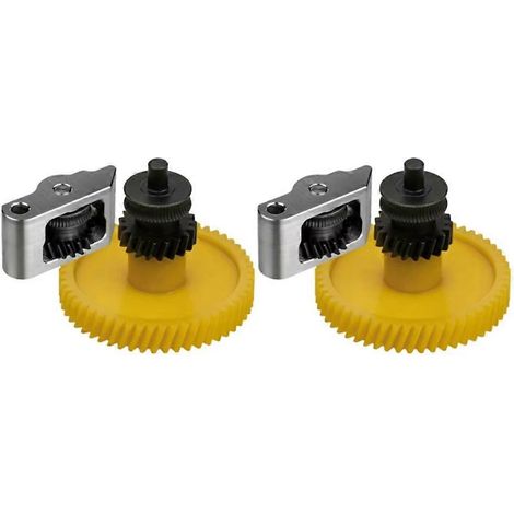 2er-Set Extruder-Zahnradsatz für BambuLab P2S, integrierte Nickelbeschichtung, gehärtetes Stahlzahnrad für P2S-Drucker, Ersatzteile (1/5)