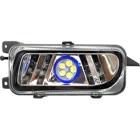 Feux de jour à LED, feu antibrouillard avant, compatible avec les camions et remorques Mercedes-Benz Actros MP2 et MP3 (côté gauche). (1/5)