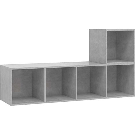 Maison Exclusive - Set de muebles de salón 2 pzas madera ingenier (1/5)