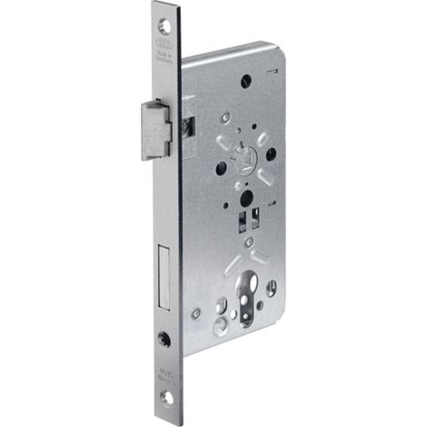 Serrure à encastrer pour objet 0515 PZW 20/55/72/8mm DIN L en aluminium argenté ktg. Clé Zinkd. (1/4)
