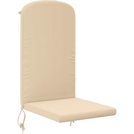 Sun Lounger Cushion GEMERT 100% Polyester Cream 47 x 131 x 5 cm vidaXL (1/5)