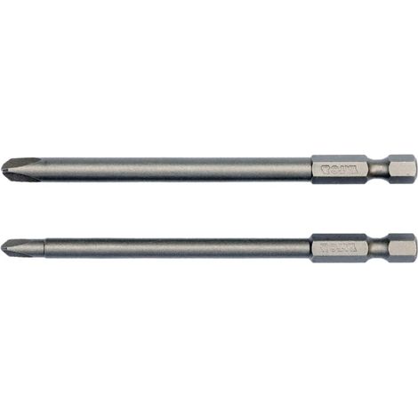 Lange Tri-Wing Bits Nr. 2 & Nr. 4, 100 mm, 2-teilig