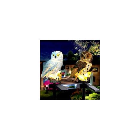 Lampe solaire hibou pour le jardin (1/5)