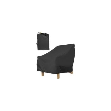 Funda impermeable para silla de jardín Houhence 210D, resistente a los rayos UV, dimensiones 80 x 85 x 91 cm, cordón ajustable incluido, bolsa de almacenamiento - Crezuo