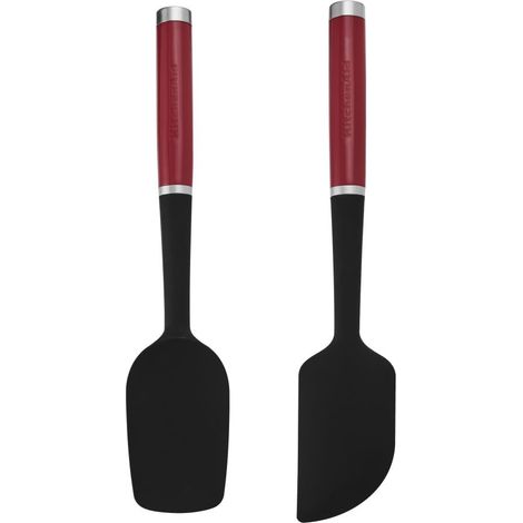 KitchenAid Universal Set 2 di Spattole in Silicone – Rosso Impero (1/5)