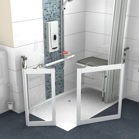 AKW Swift Level Access Rectangular Shower Tray 1095mm x 795mm Right Handed (for Vinyl Floors) (1/5)