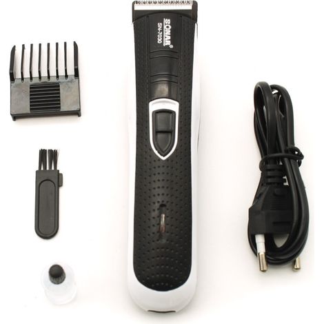TRADE SHOP - Taglia Capelli Rasoio Elettrico Regola Barba Sonar Sn-7030 Ricaricabile -