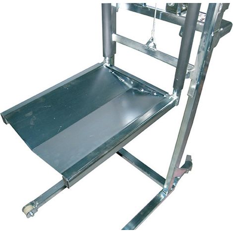 Gerbeur inox 150kg + Plateau porte bobine - Hauteur max 1400mm - 300718/300738