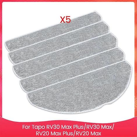 Chiffon de nettoyage lavable pour pièces détachées d'aspirateurs robots Tapo RV30 Max Plus, RV30 Max, RV20 Max Plus et RV20 Max (1/5)